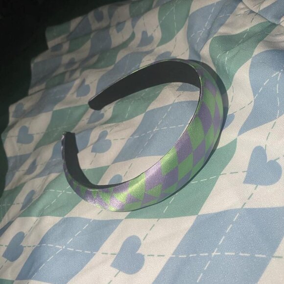 SOLD NWT Sugar Thrills Argyle Heart Skater Mini Skirt Dolls Kill M (with extra!) - Picture 6 of 11